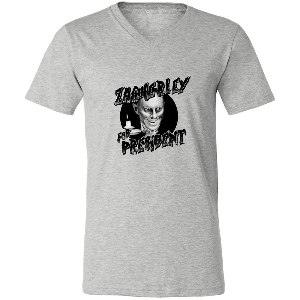 Unisex V-Neck T-Shirt - 5XGN57PS - Athletic Heather - 7