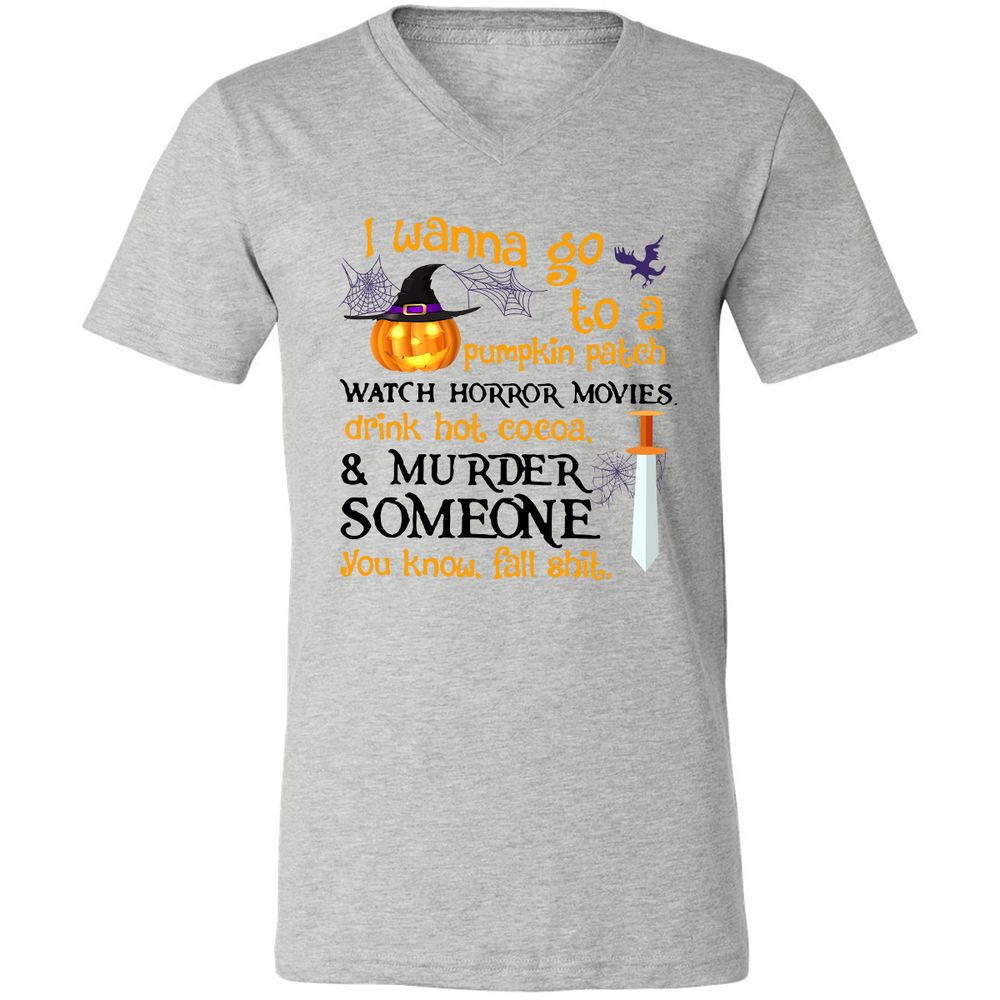 Unisex V-Neck T-Shirt - 64DPAC1T - Athletic Heather - 7