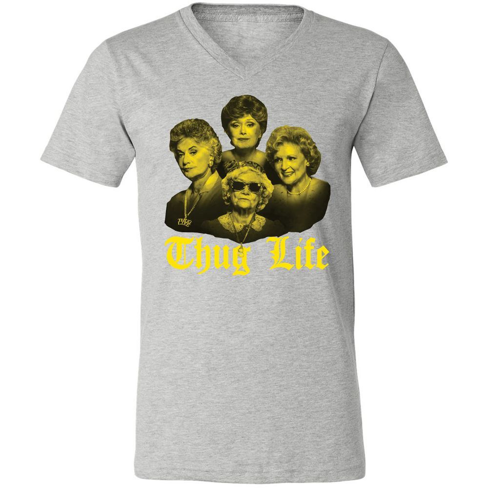 Unisex V-Neck T-Shirt - C59D8Y44 - Athletic Heather - 7