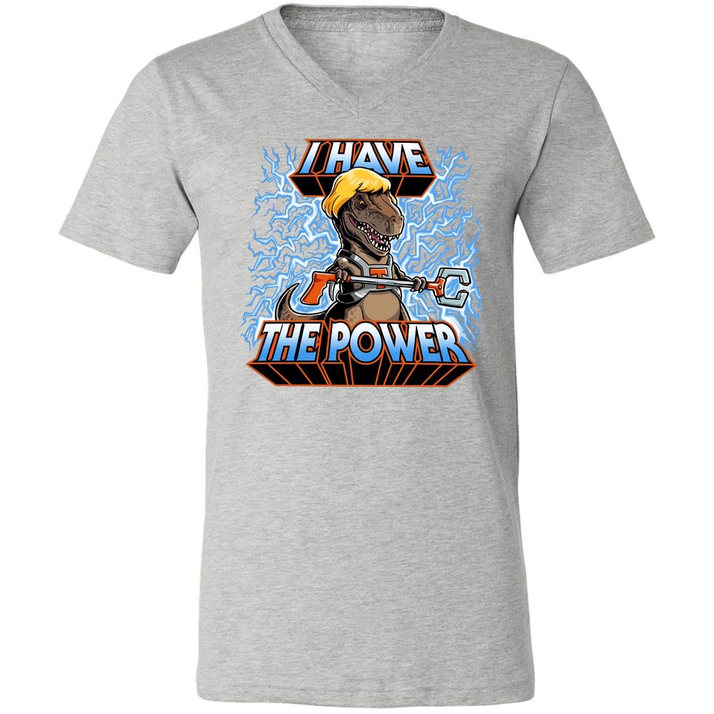 Unisex V-Neck T-Shirt - HC1NJ1Z1 - Athletic Heather - 7