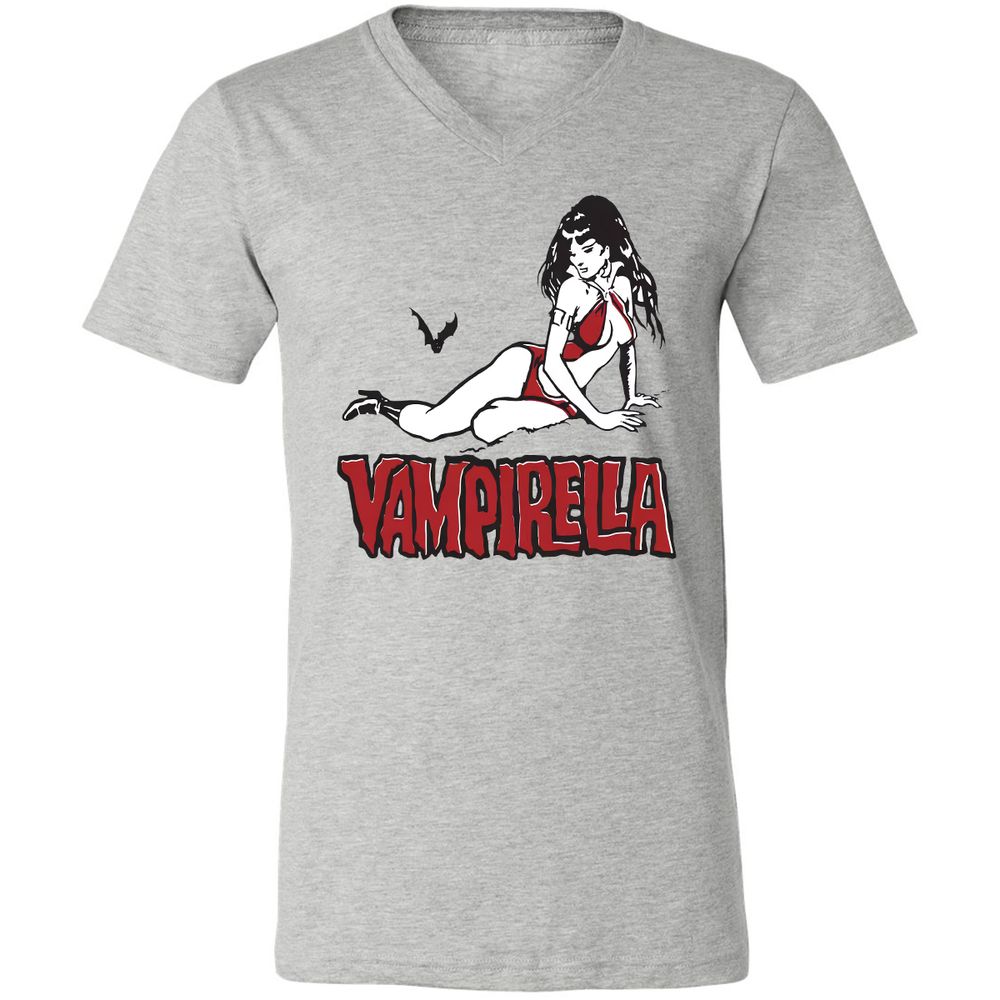 Unisex V-Neck T-Shirt - FKAESP1V - Athletic Heather - 7