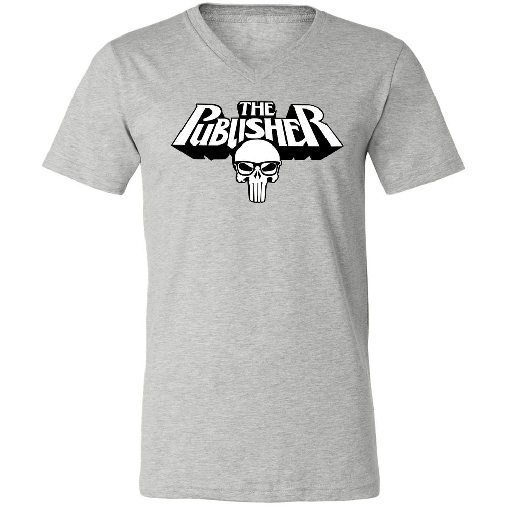 Unisex V-Neck T-Shirt - X8WSQTFE - Athletic Heather - 7