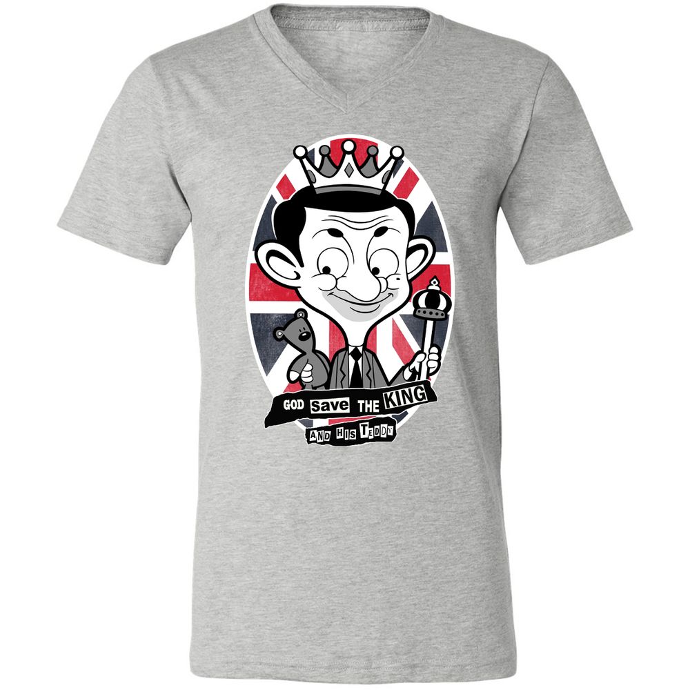 God Save the King - Athletic Heather - 7