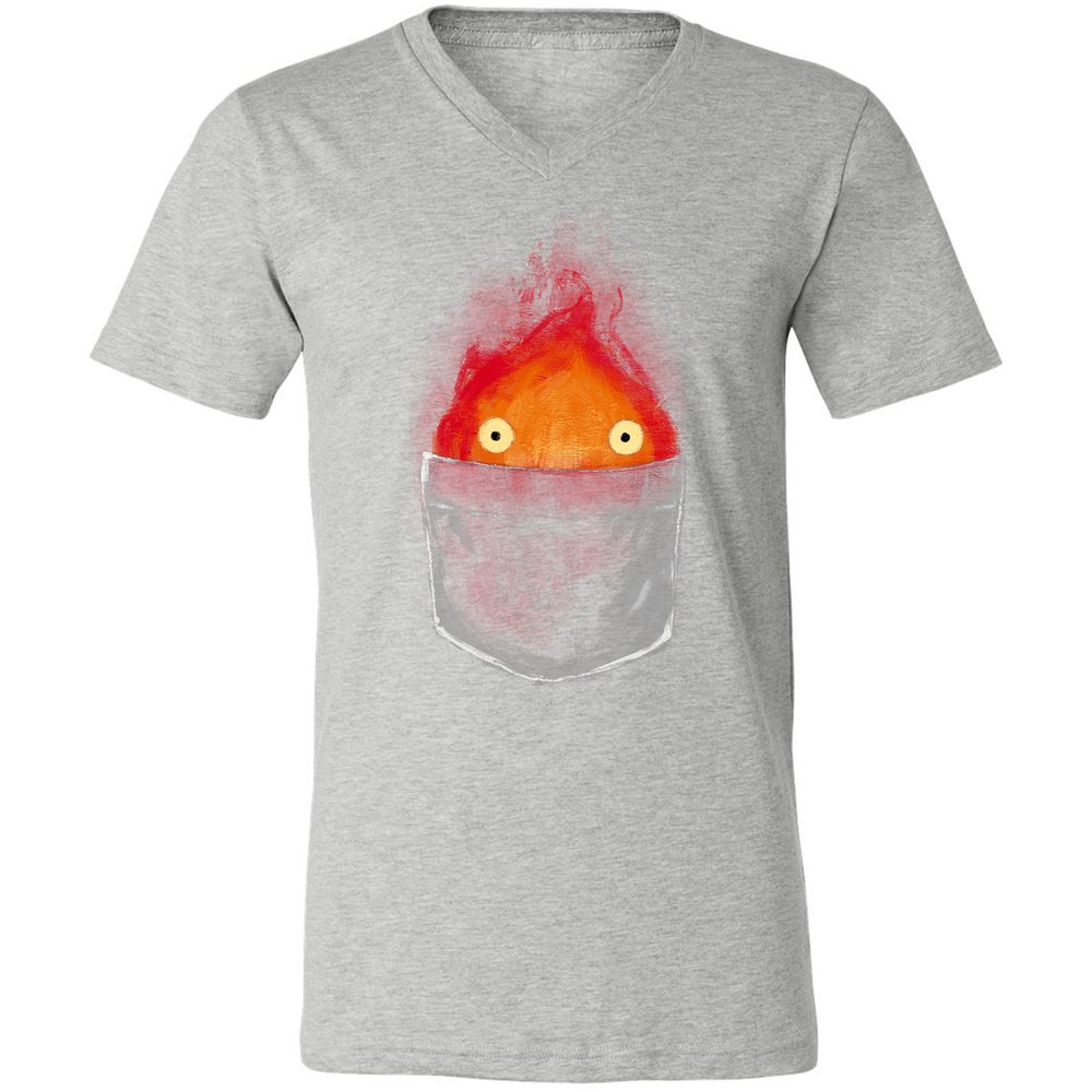 Unisex V-Neck T-Shirt - VS5UFSN3 - Athletic Heather - 7