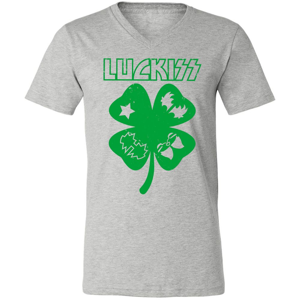 Unisex V-Neck T-Shirt - JGV3FVTM - Athletic Heather - 7