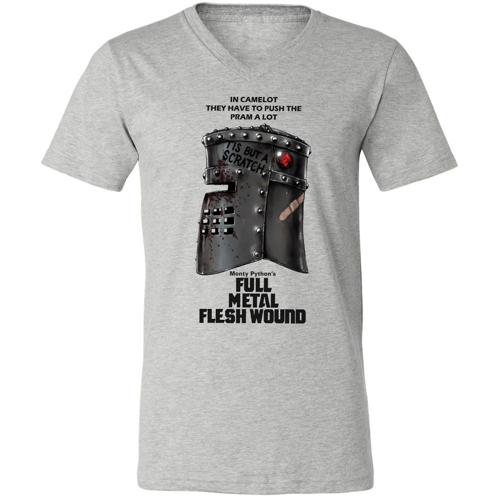 Unisex V-Neck T-Shirt - P1VQQBA2 - Athletic Heather - 7