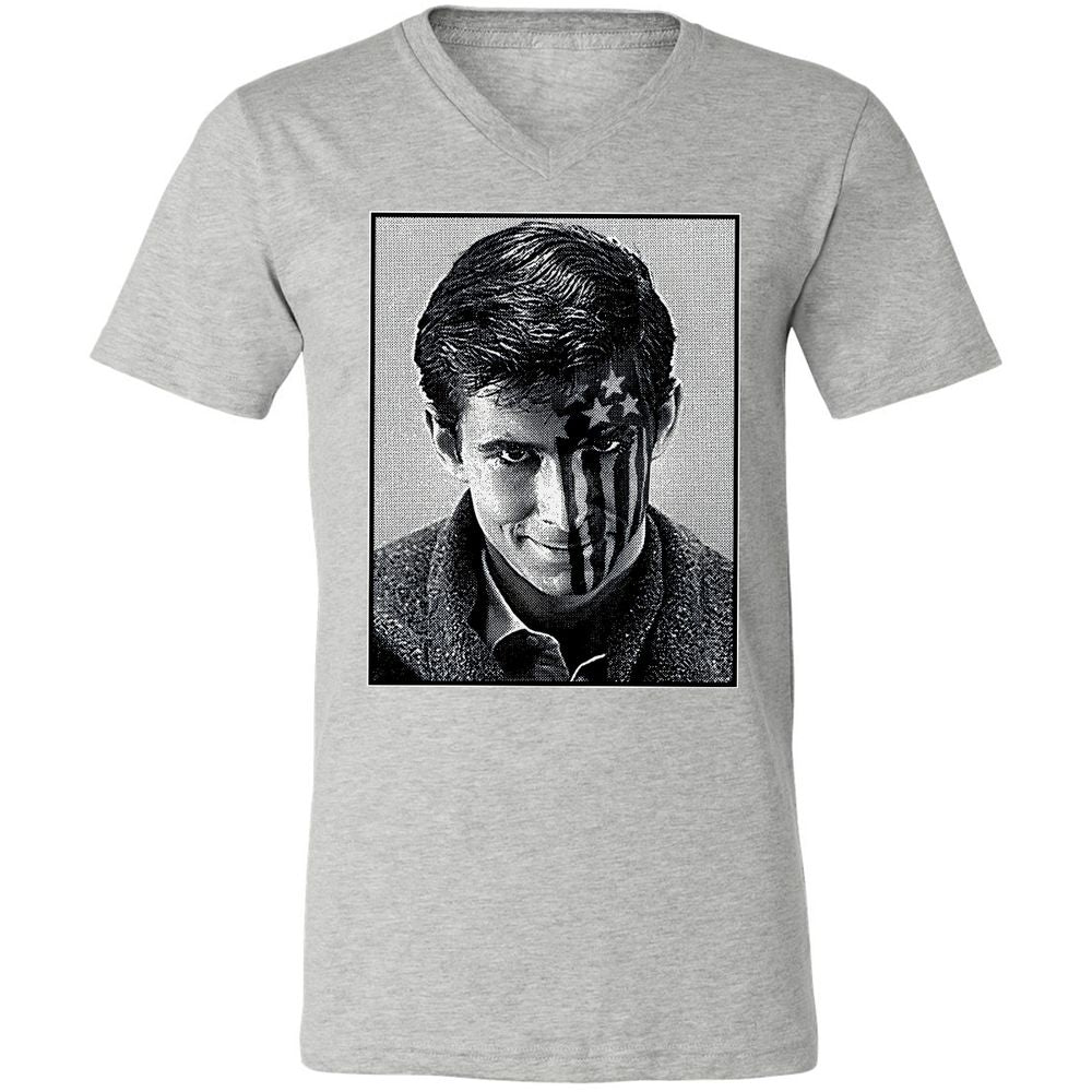 Unisex V-Neck T-Shirt - 3LGJZ4EC - Athletic Heather - 7