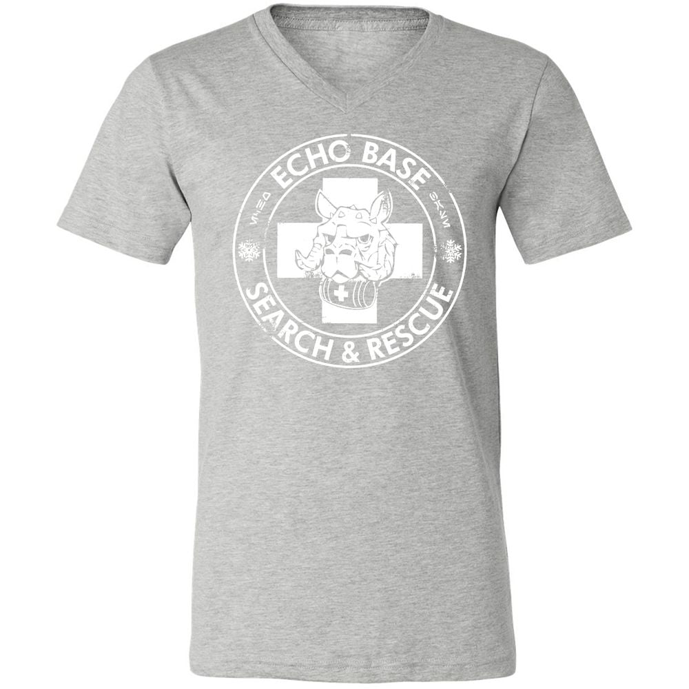 Unisex V-Neck T-Shirt - 3XMZRWMU - Athletic Heather - 7