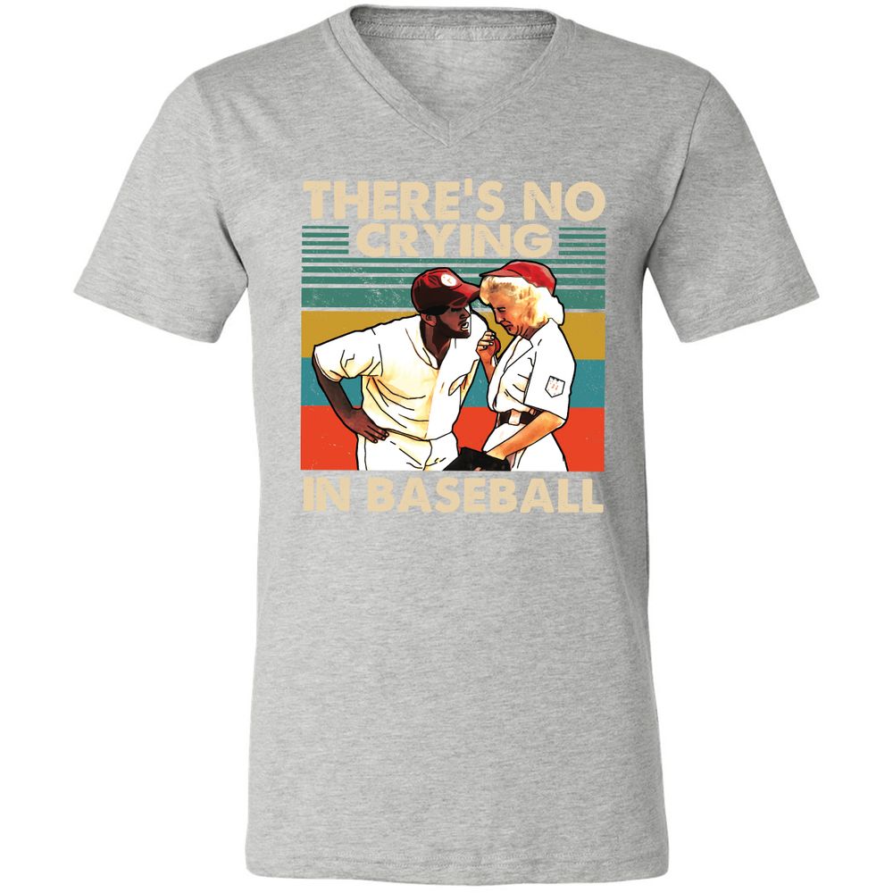 Unisex V-Neck T-Shirt - 476UPHL3 - Athletic Heather - 7