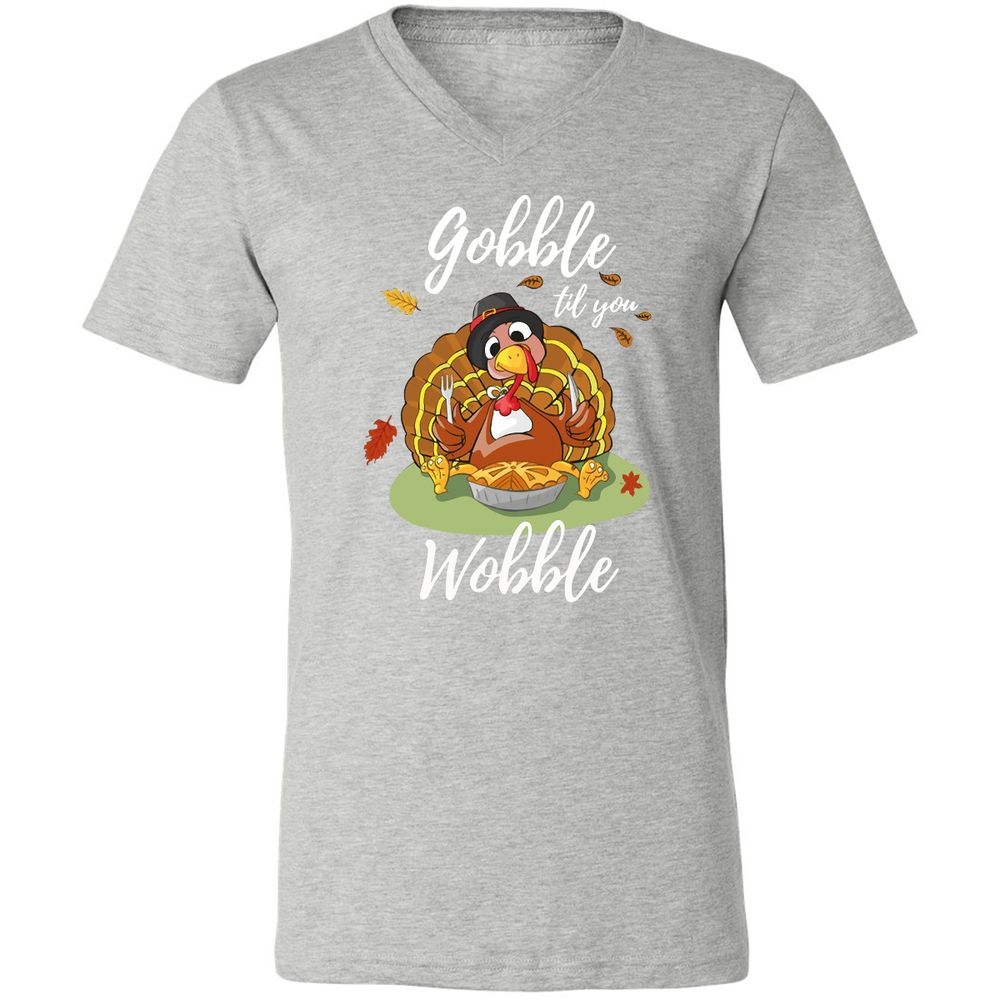 Unisex V-Neck T-Shirt - 8944CQQX - Athletic Heather - 7
