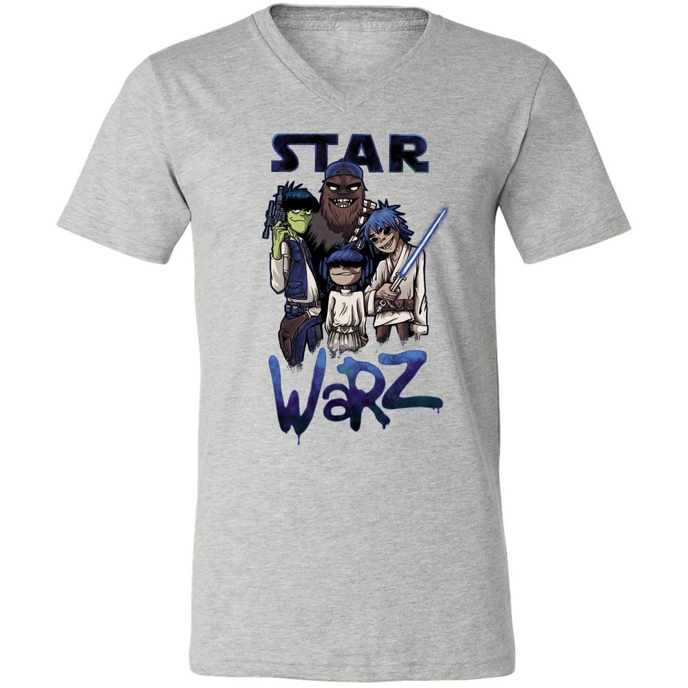 Unisex V-Neck T-Shirt - JU23ZCYD - Athletic Heather - 7
