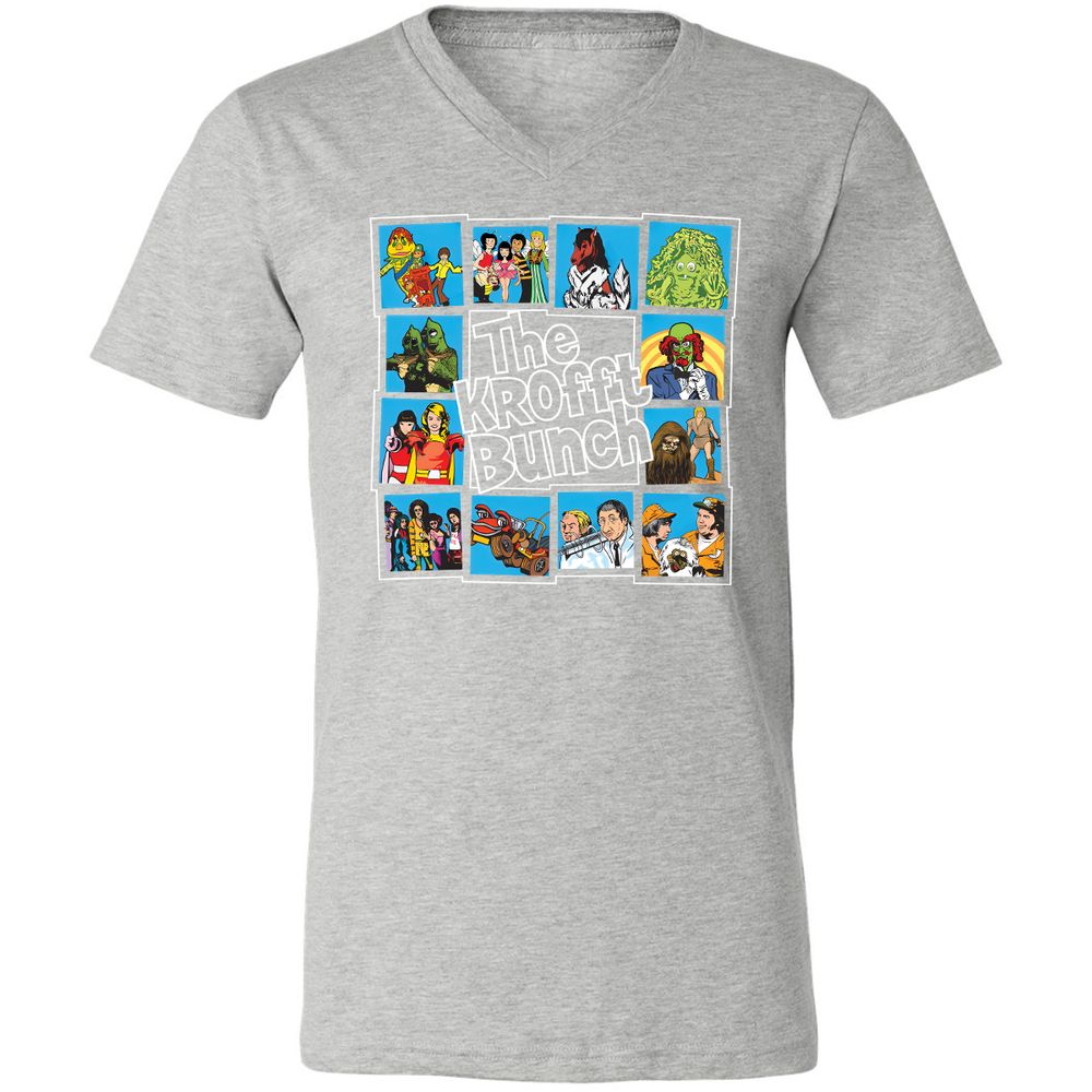 Unisex V-Neck T-Shirt - C388XFBM - Athletic Heather - 7