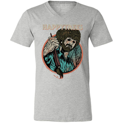 Unisex V-Neck T-Shirt - 8T4WKMW5 - Athletic Heather - 7