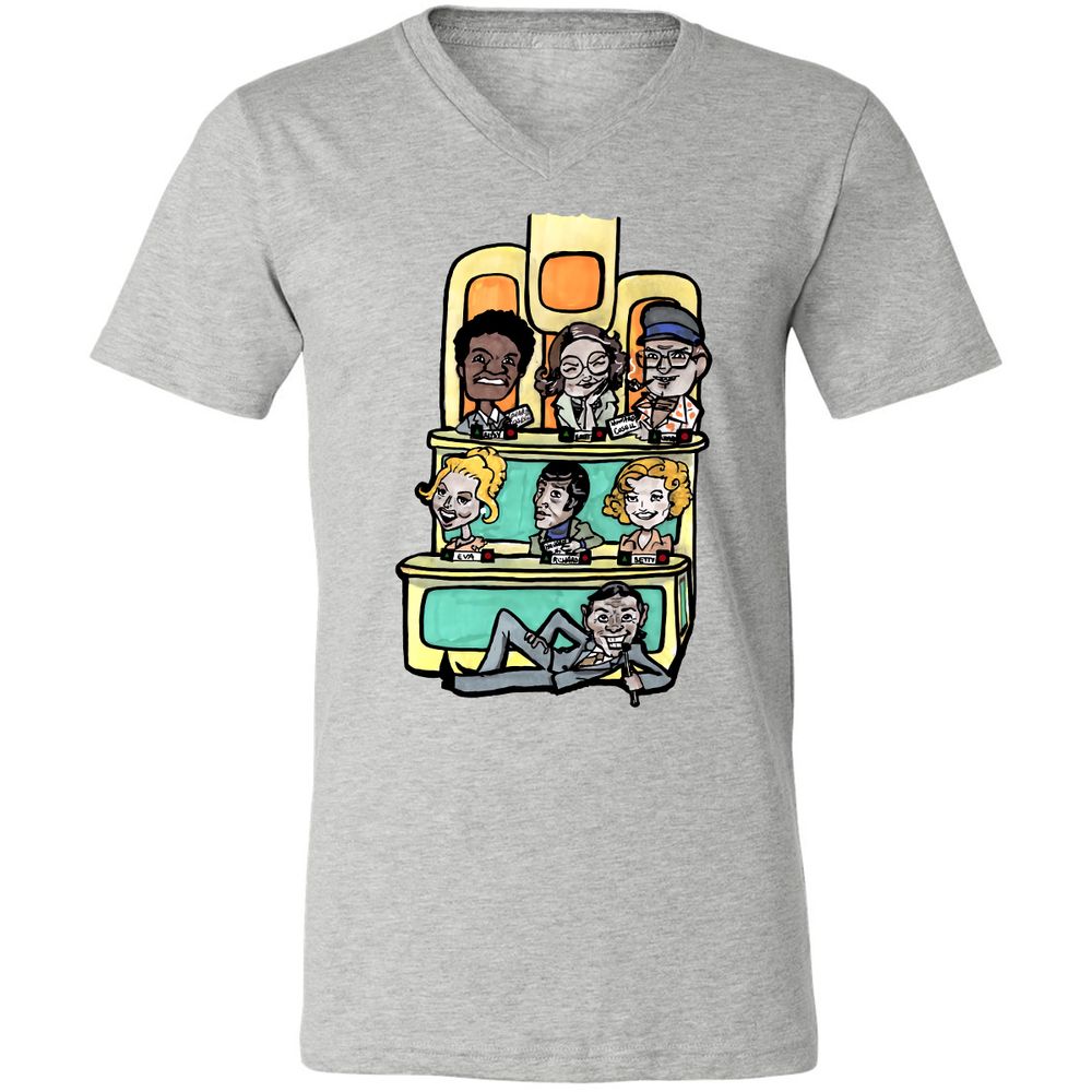 Unisex V-Neck T-Shirt - VU3S8K4U - Athletic Heather - 7