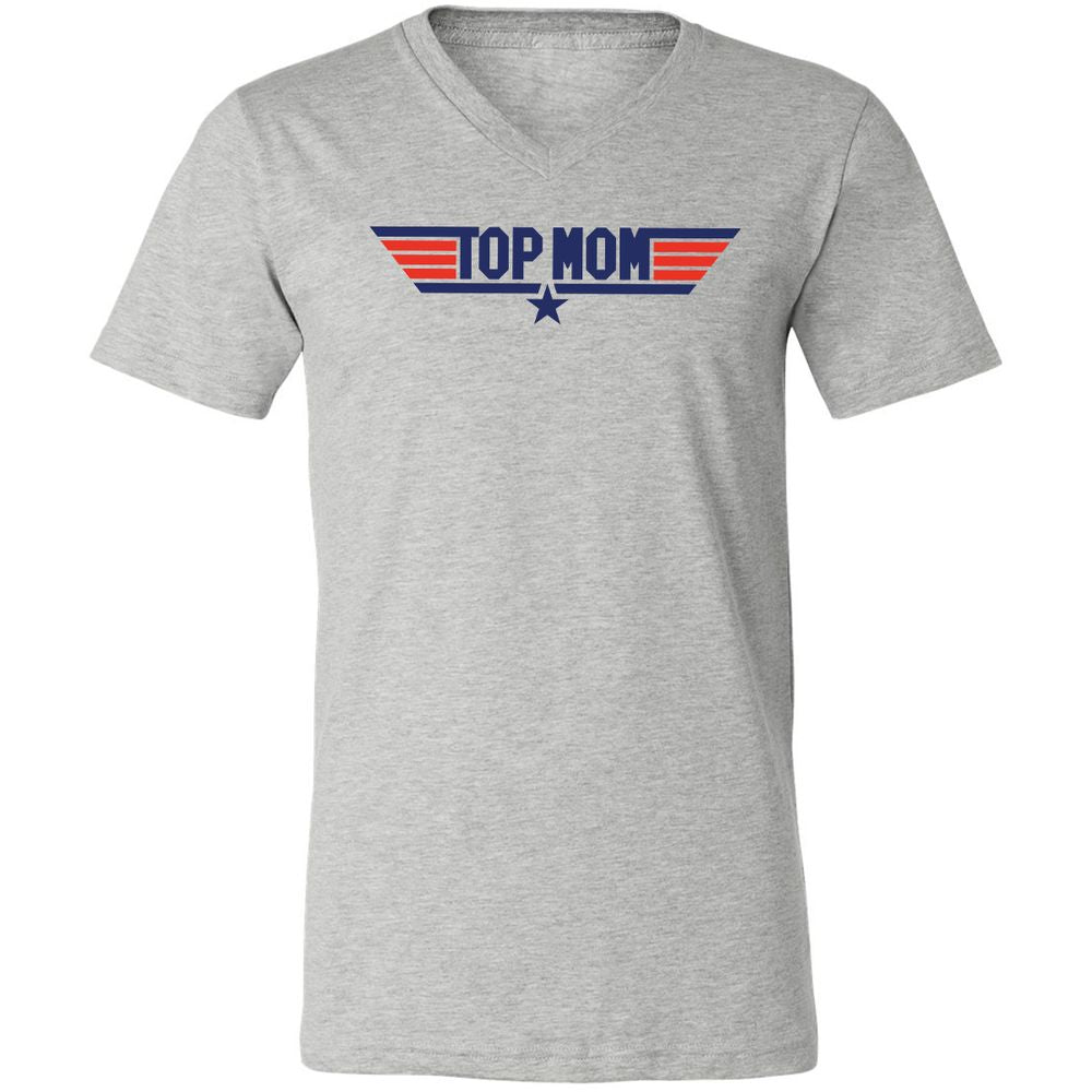 Unisex V-Neck T-Shirt - 3HX2CGGQ - Athletic Heather - 7