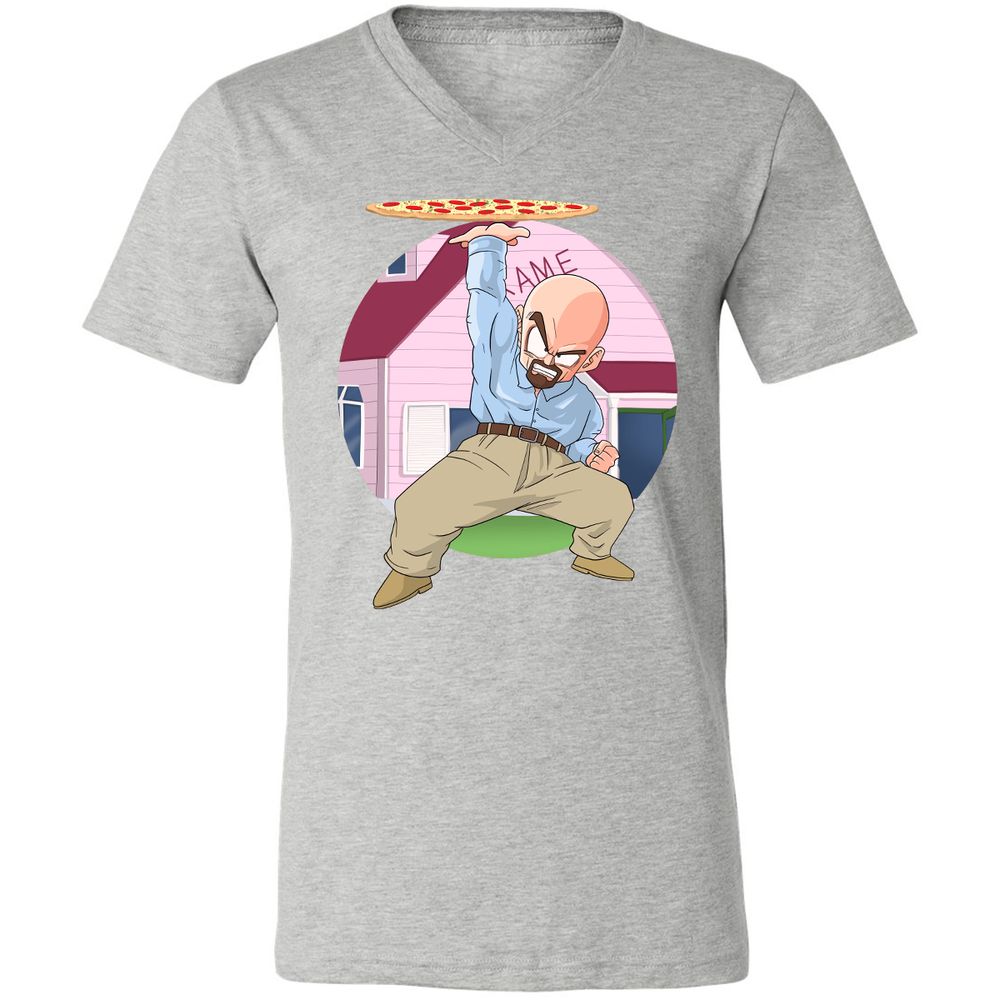 Unisex V-Neck T-Shirt - Z32ADK3X - Athletic Heather - 7