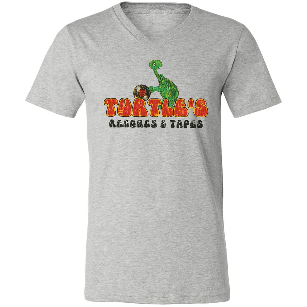 Unisex V-Neck T-Shirt - R58Q5DF1 - Athletic Heather - 7