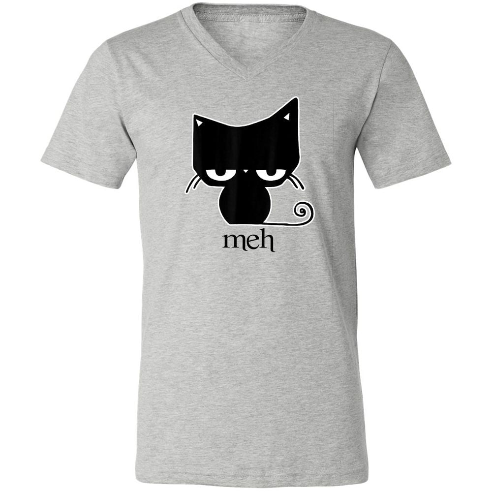 Unisex V-Neck T-Shirt - 45XLSN3Y - Athletic Heather - 7