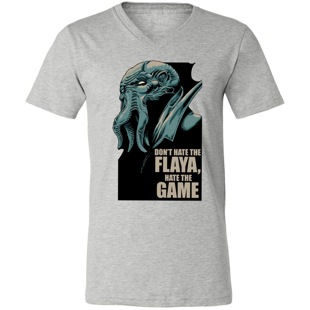 Unisex V-Neck T-Shirt - TU2GQBVR - Athletic Heather - 7