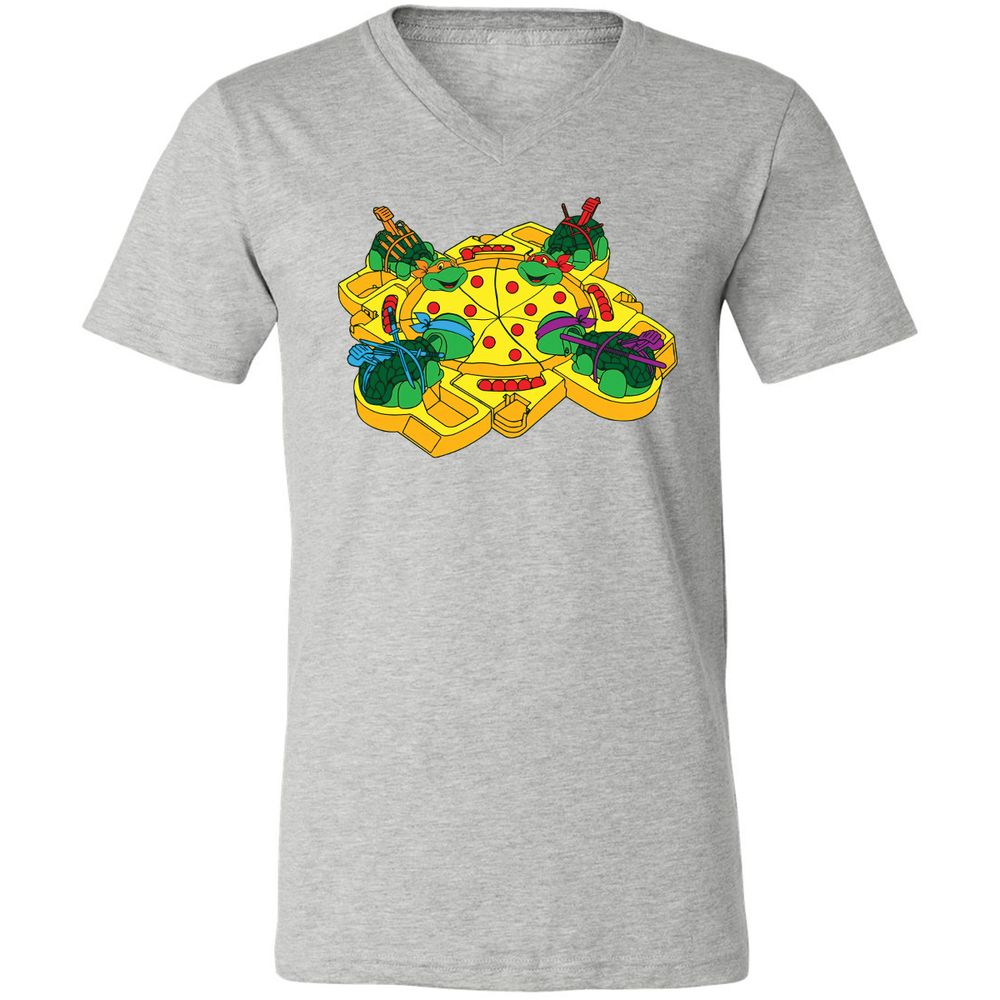 Unisex V-Neck T-Shirt - RZAE667B - Athletic Heather - 7