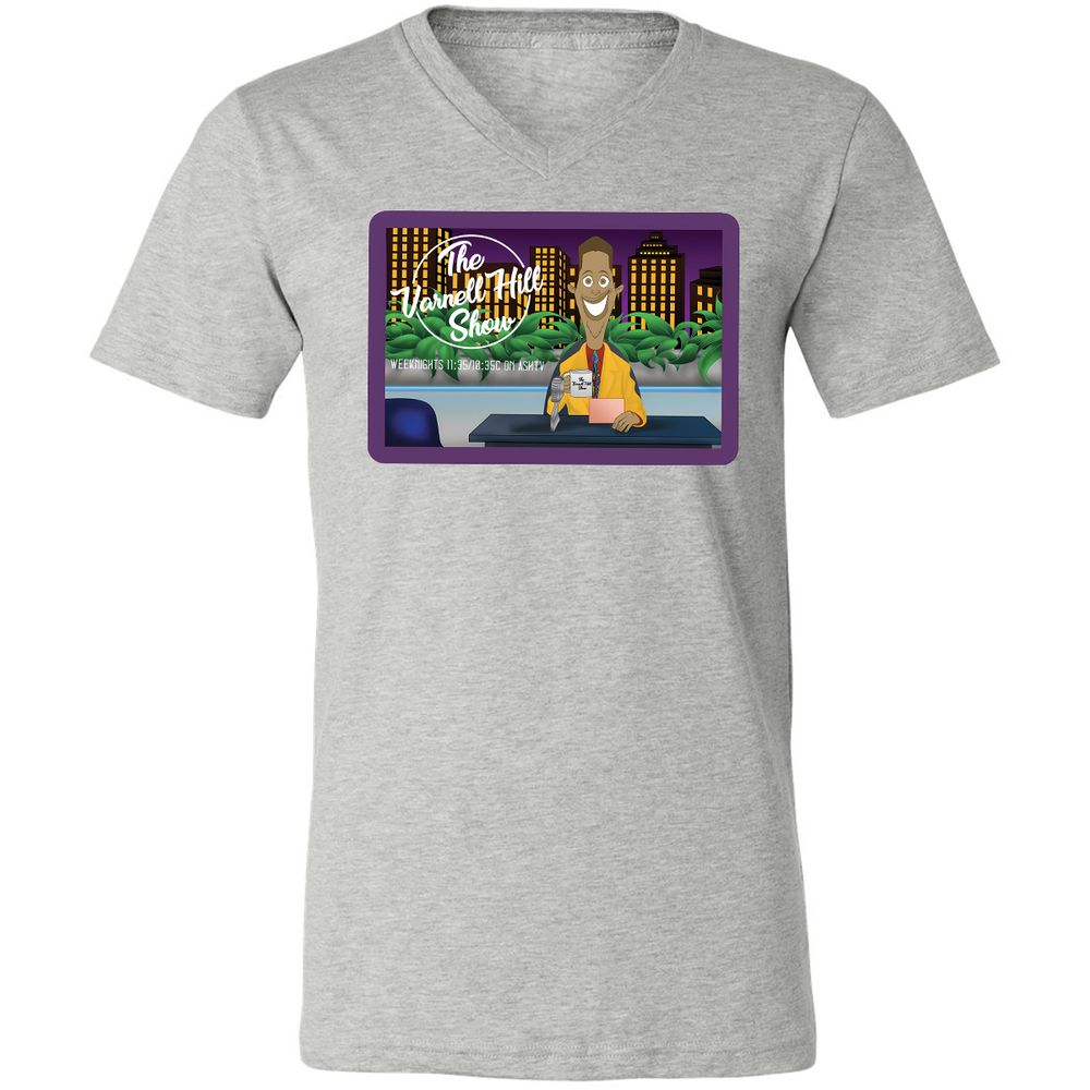 Unisex V-Neck T-Shirt - GFZBWZ5T - Athletic Heather - 7