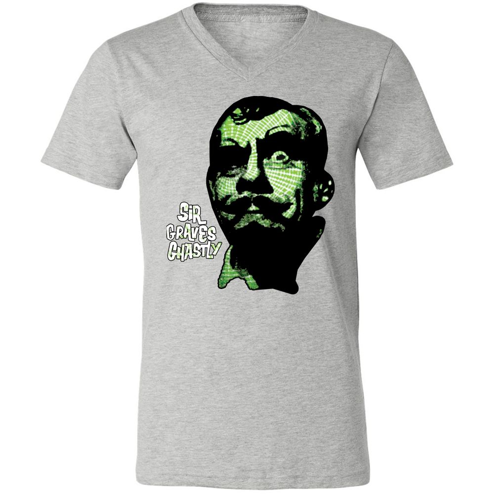 Unisex V-Neck T-Shirt - QP12M7GW - Athletic Heather - 7