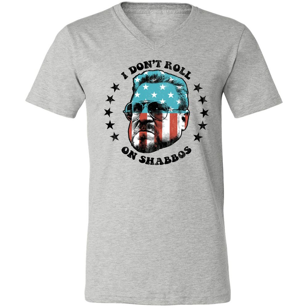 Unisex V-Neck T-Shirt - ZFX29XY1 - Athletic Heather - 7