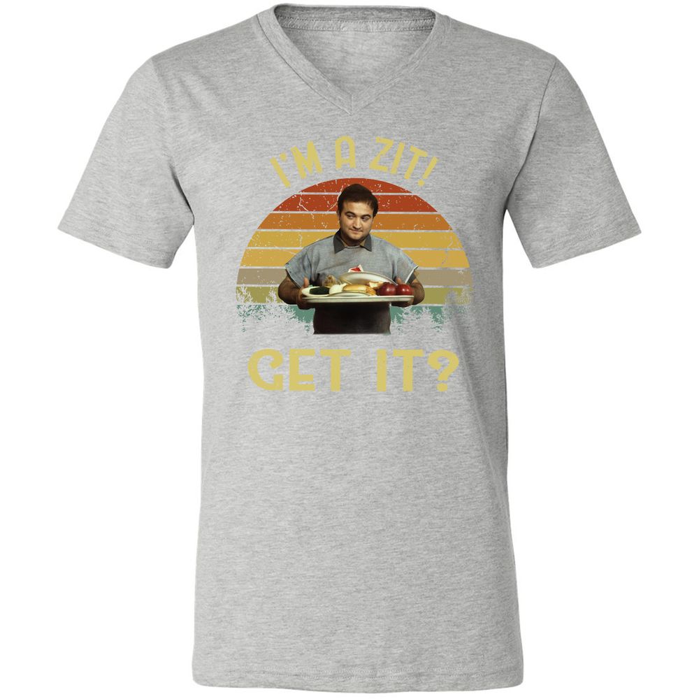 Unisex V-Neck T-Shirt - PFFD42LY - Athletic Heather - 7