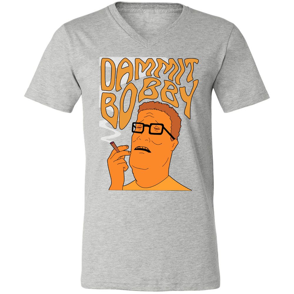 Unisex V-Neck T-Shirt - 96C3D54K - Athletic Heather - 7