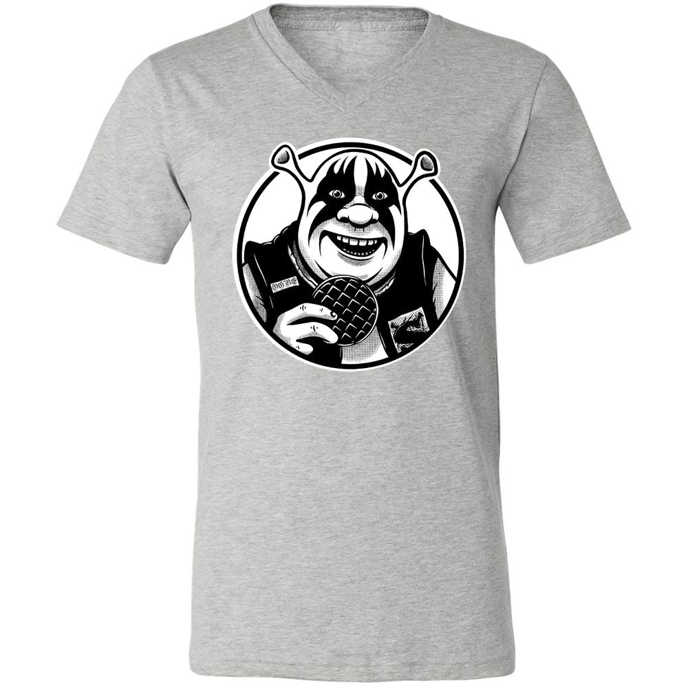 Unisex V-Neck T-Shirt - FEAMGZ36 - Athletic Heather - 7