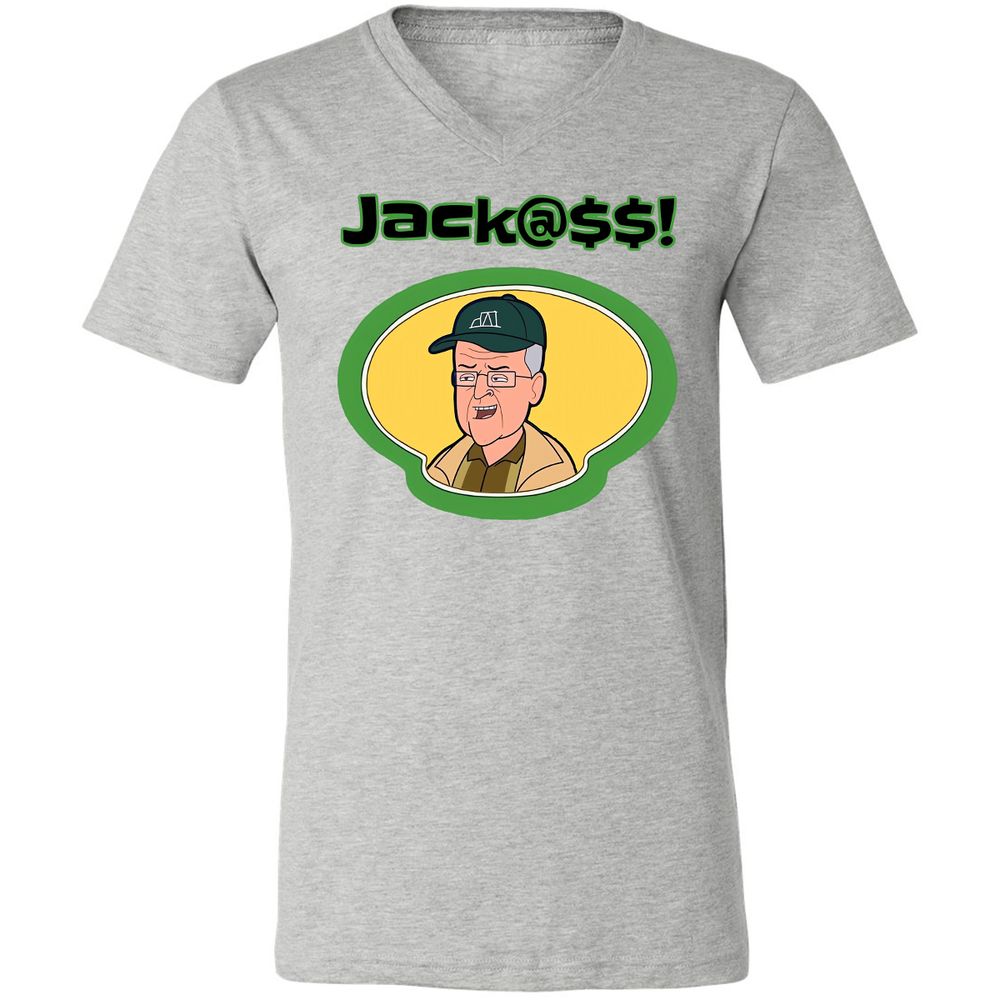 Unisex V-Neck T-Shirt - X6ARJA49 - Athletic Heather - 7