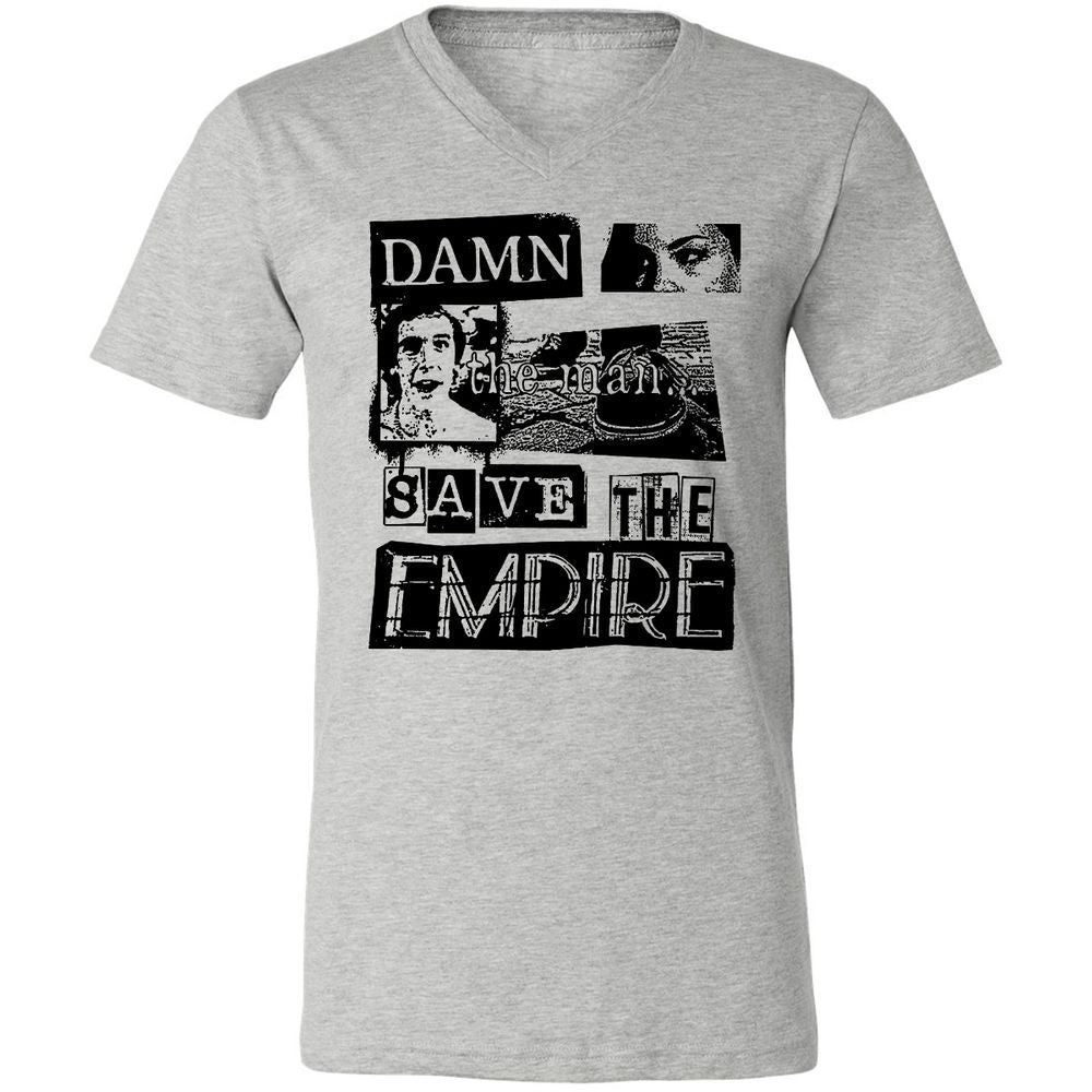 Unisex V-Neck T-Shirt - 85T26U5W - Athletic Heather - 7
