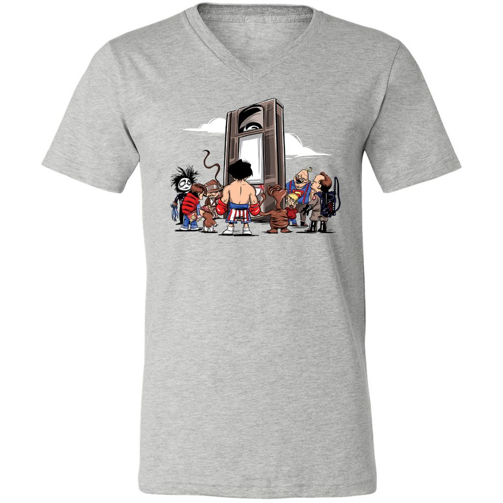 Unisex V-Neck T-Shirt - AN7LFMPE - Athletic Heather - 7