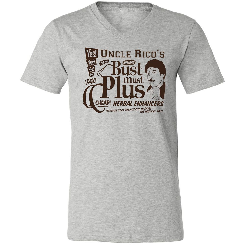 Unisex V-Neck T-Shirt - HGAUQ1ZV - Athletic Heather - 7