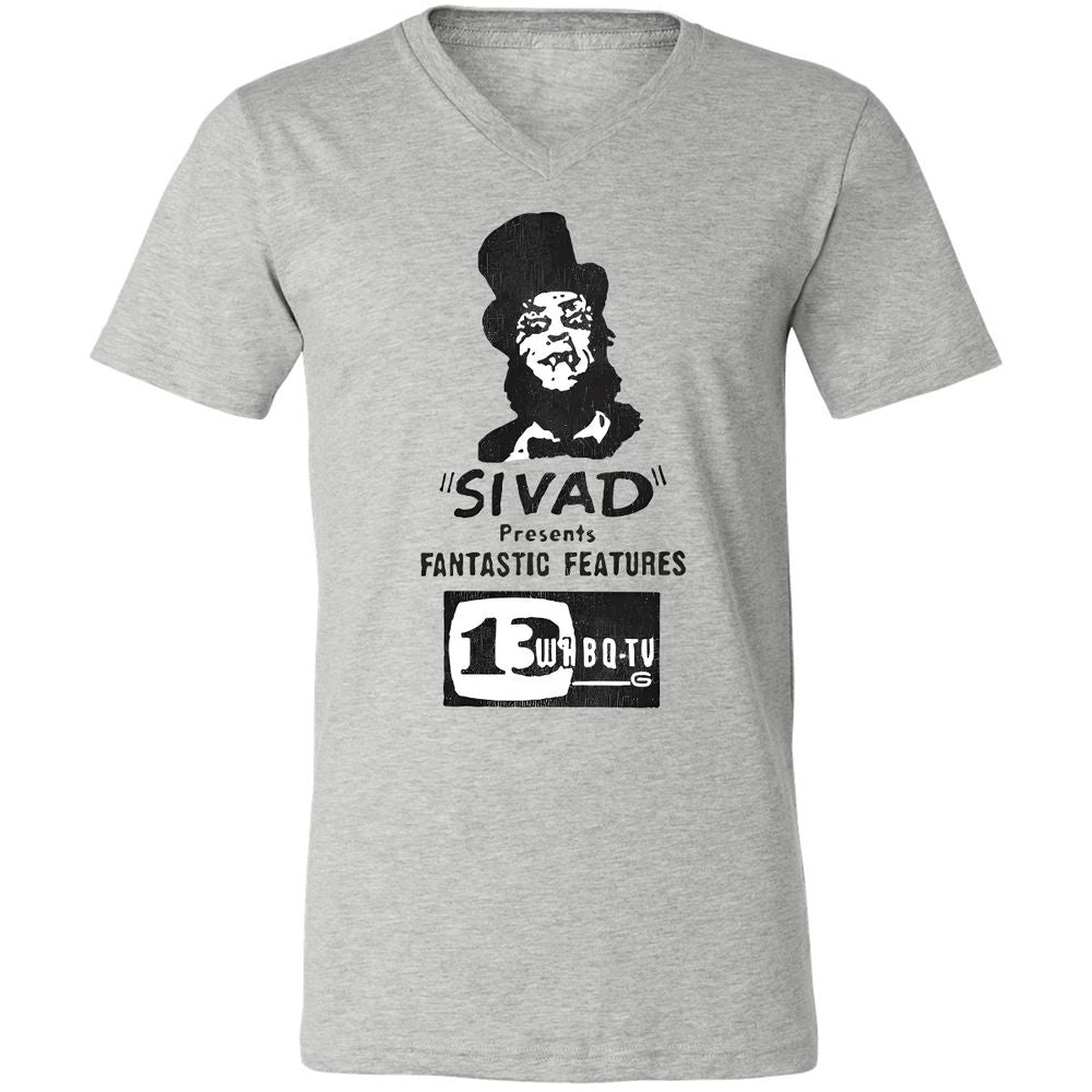 Unisex V-Neck T-Shirt - HMFLJQKL - Athletic Heather - 7