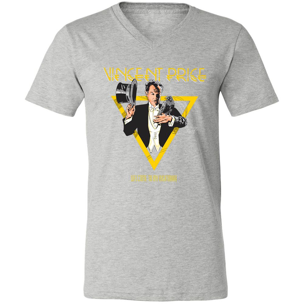 Unisex V-Neck T-Shirt - K8RSXQXG - Athletic Heather - 7