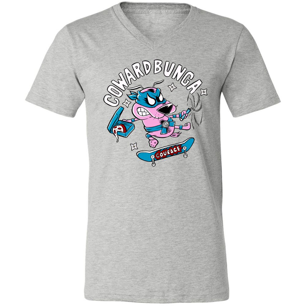 Unisex V-Neck T-Shirt - Y656W7PN - Athletic Heather - 7