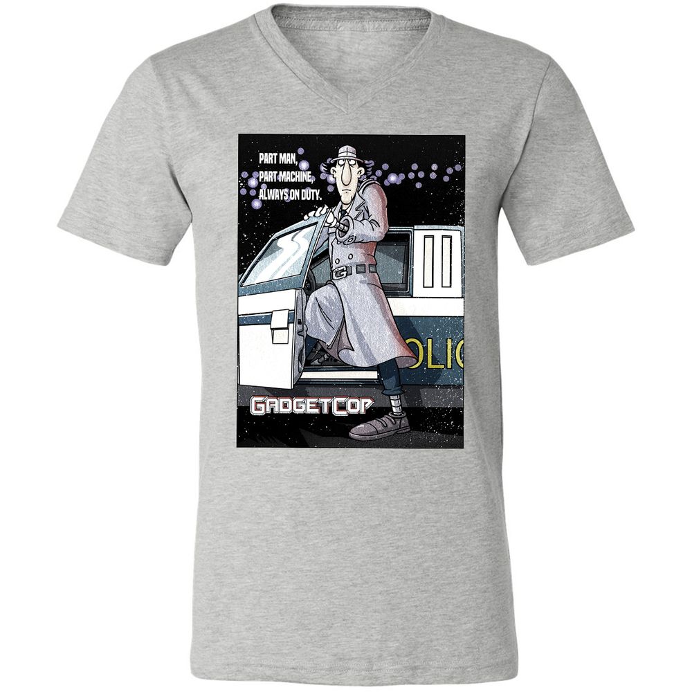 Unisex V-Neck T-Shirt - EZ5QH26A - Athletic Heather - 7
