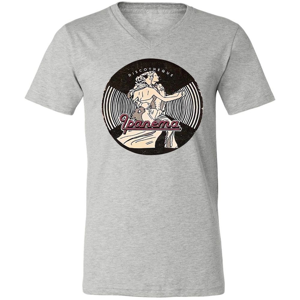 Unisex V-Neck T-Shirt - 8JHXYJDR - Athletic Heather - 7