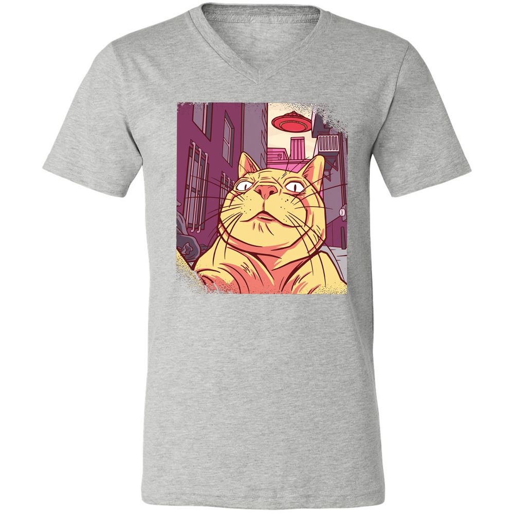 Unisex V-Neck T-Shirt - UPHK71VT - Athletic Heather - 7