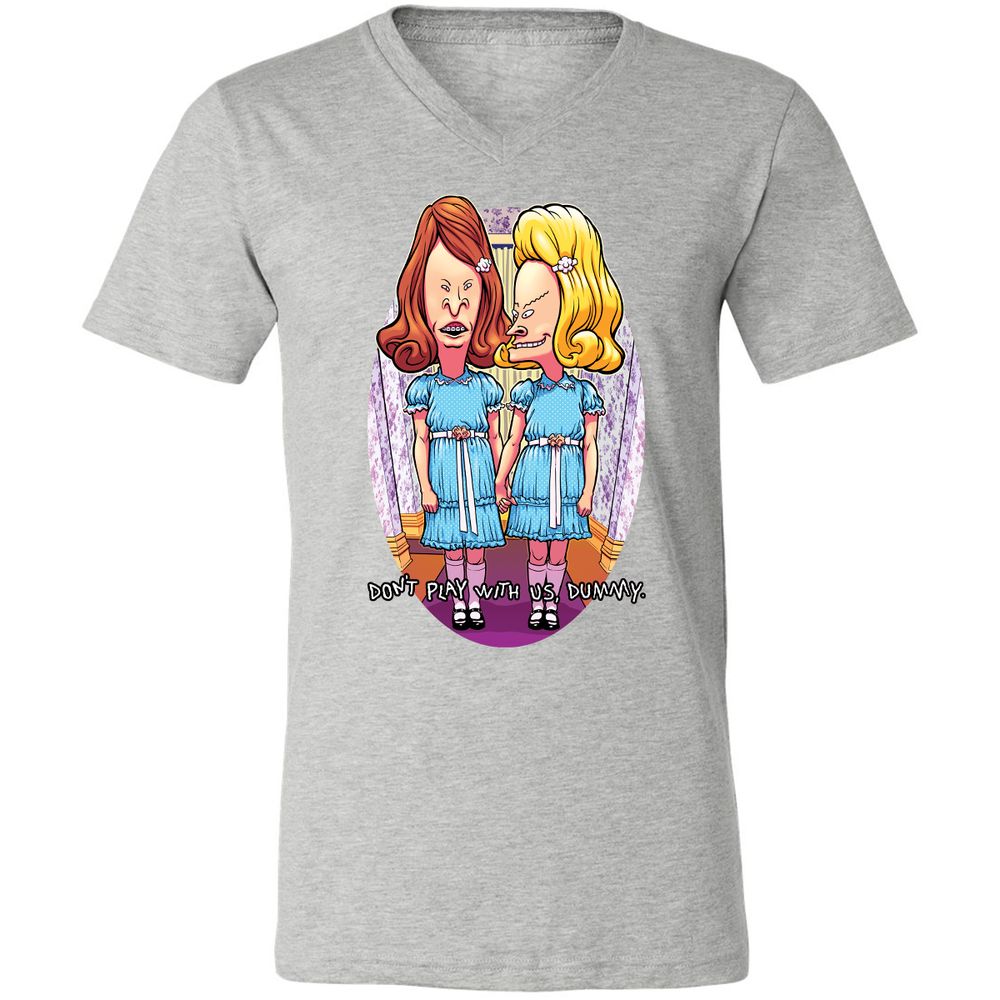 Unisex V-Neck T-Shirt - NZDT194K - Athletic Heather - 7