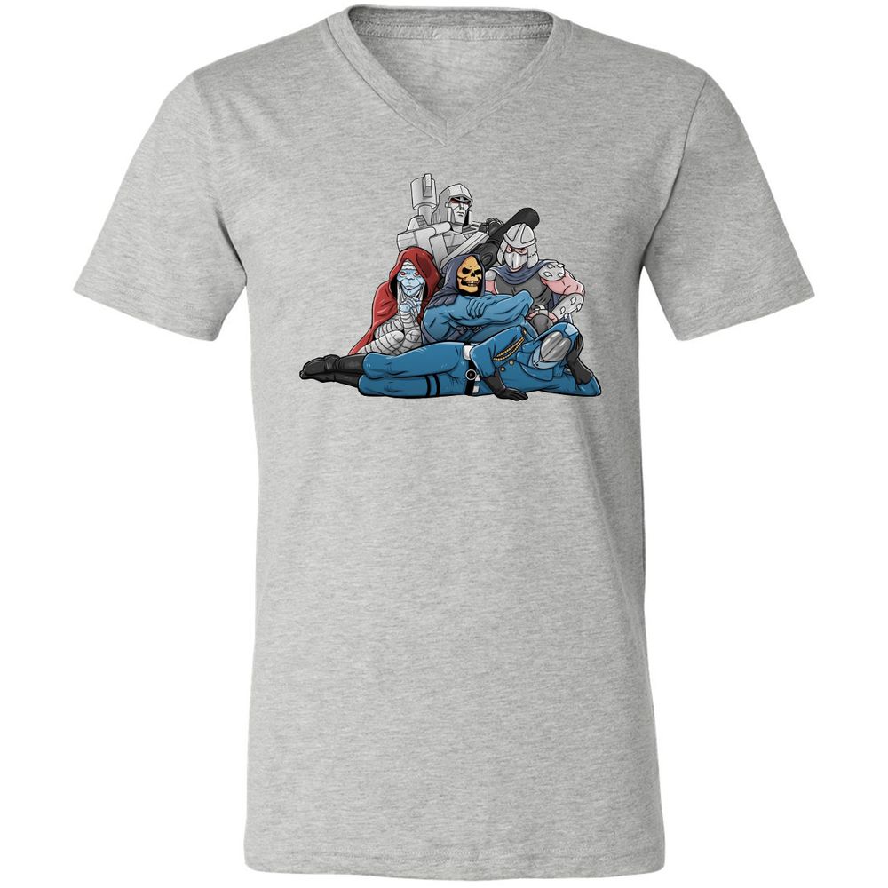 Unisex V-Neck T-Shirt - VC46TSVQ - Athletic Heather - 7