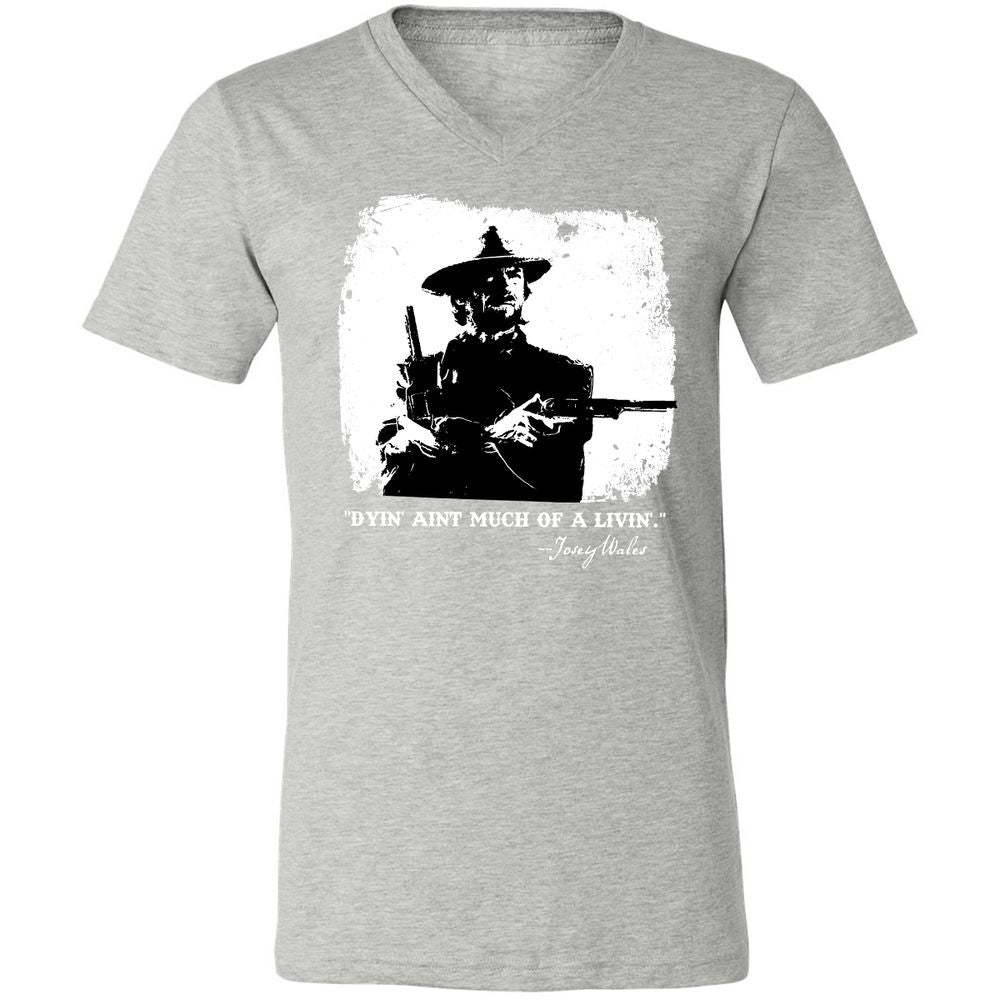 Unisex V-Neck T-Shirt - DACP7D2L - Athletic Heather - 7