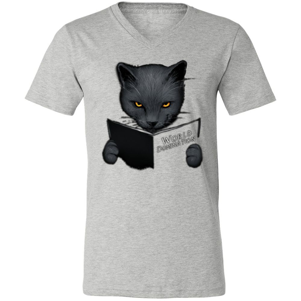 Unisex V-Neck T-Shirt - 19BJUZDP - Athletic Heather - 7