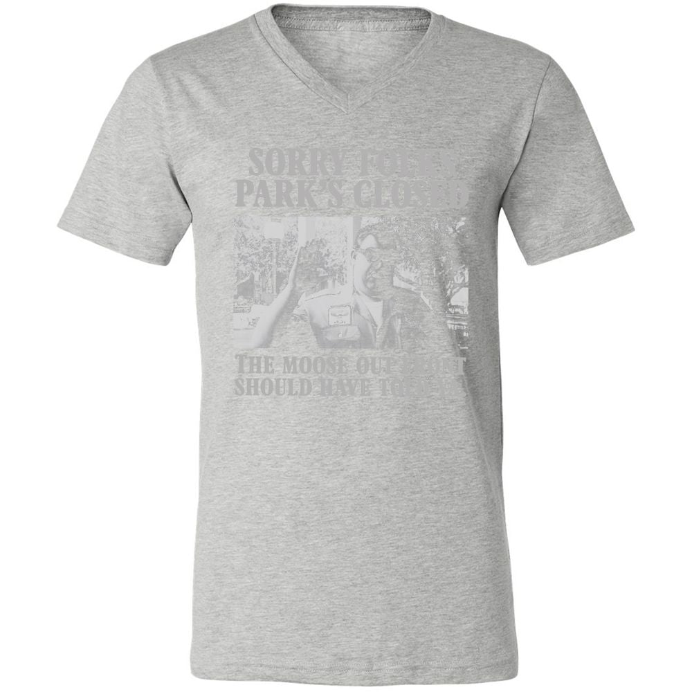 Unisex V-Neck T-Shirt - YQLHGB66 - Athletic Heather - 7