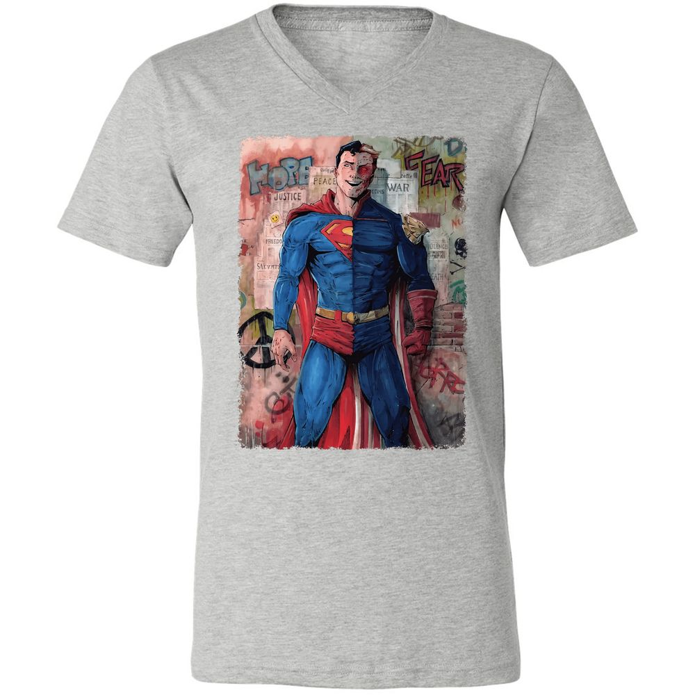 Unisex V-Neck T-Shirt - PNHNVH5B - Athletic Heather - 7
