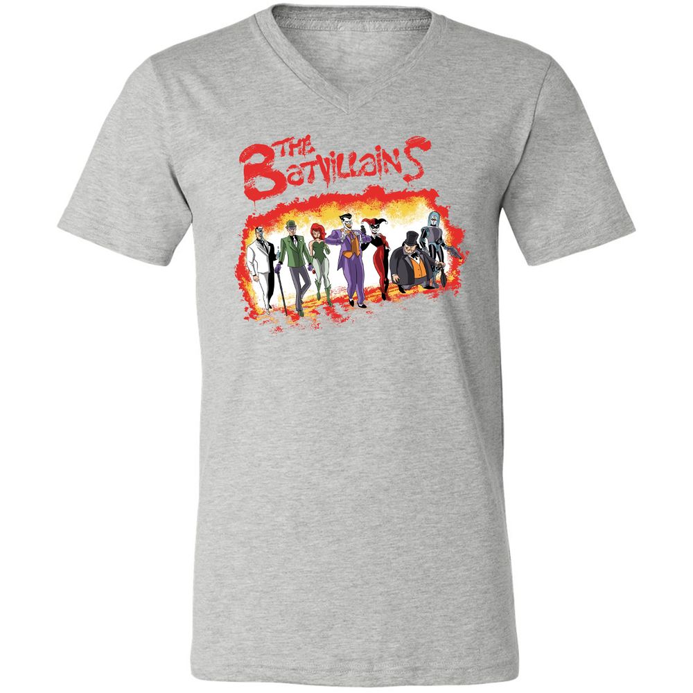 Unisex V-Neck T-Shirt - 447U6RXJ - Athletic Heather - 7