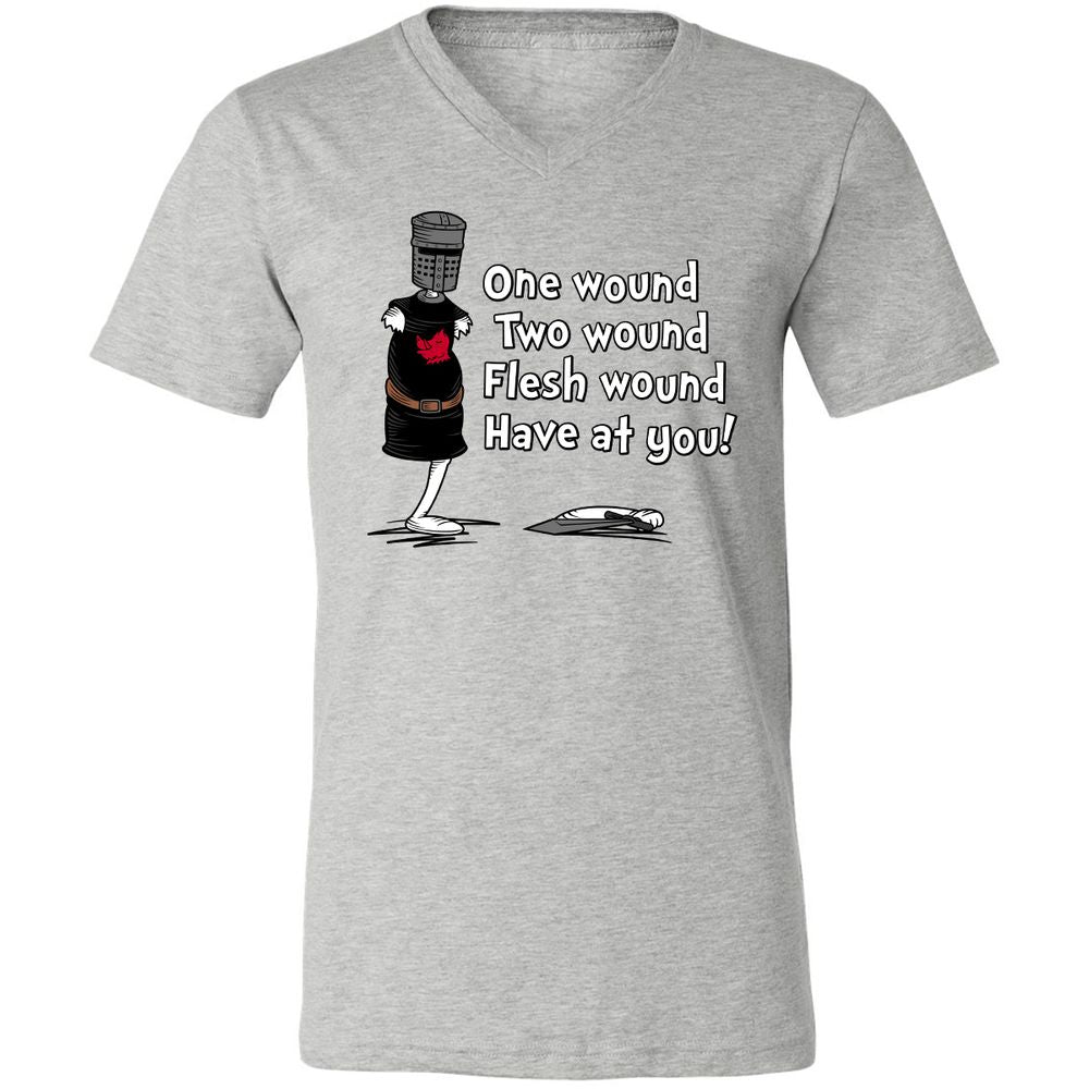 Unisex V-Neck T-Shirt - 26W96SL8 - Athletic Heather - 7