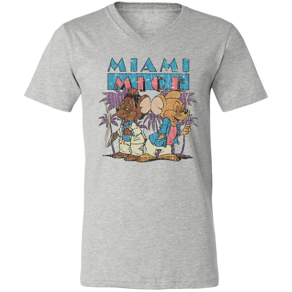 Unisex V-Neck T-Shirt - A83S47WY - Athletic Heather - 7