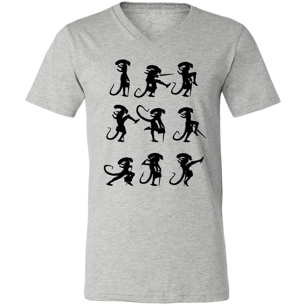 Unisex V-Neck T-Shirt - 38RC8E4N - Athletic Heather - 7